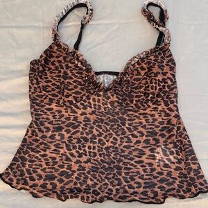 Leopard Print Women's Top NWOT SIZE small